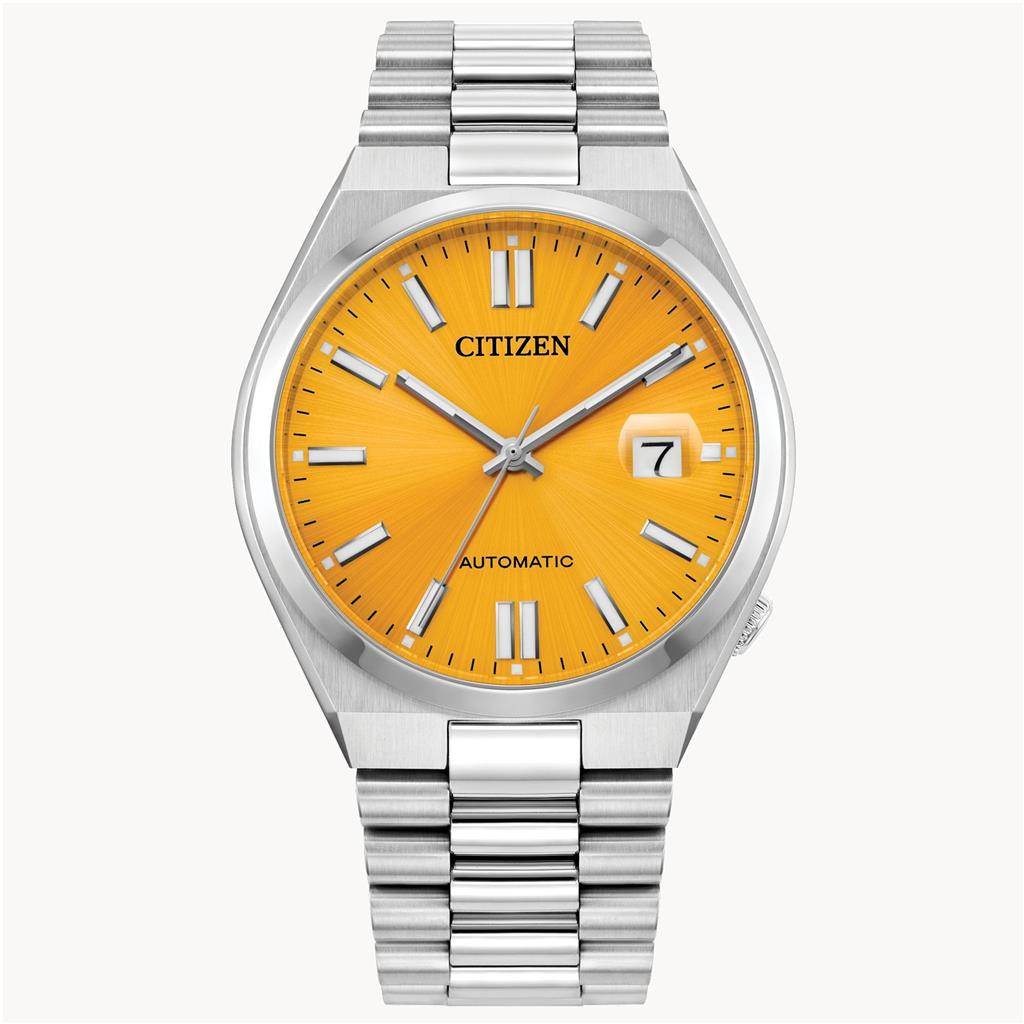 Citizen Gents Tsuyosa Yellow Dial Watch NJ0150-56Z