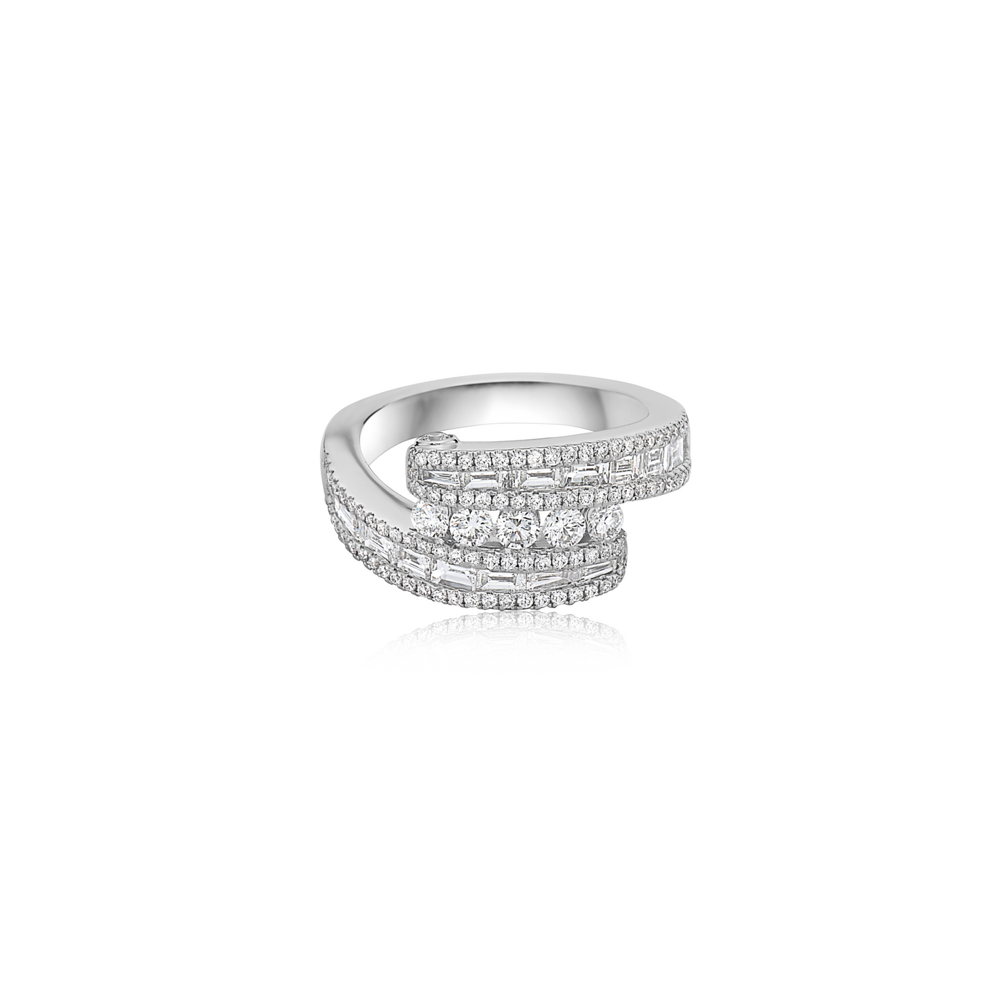 Baguette 'Ice' Ring