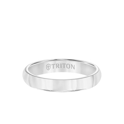 3MM Tungsten Carbide Ring - Bright Finish and Flat Edge