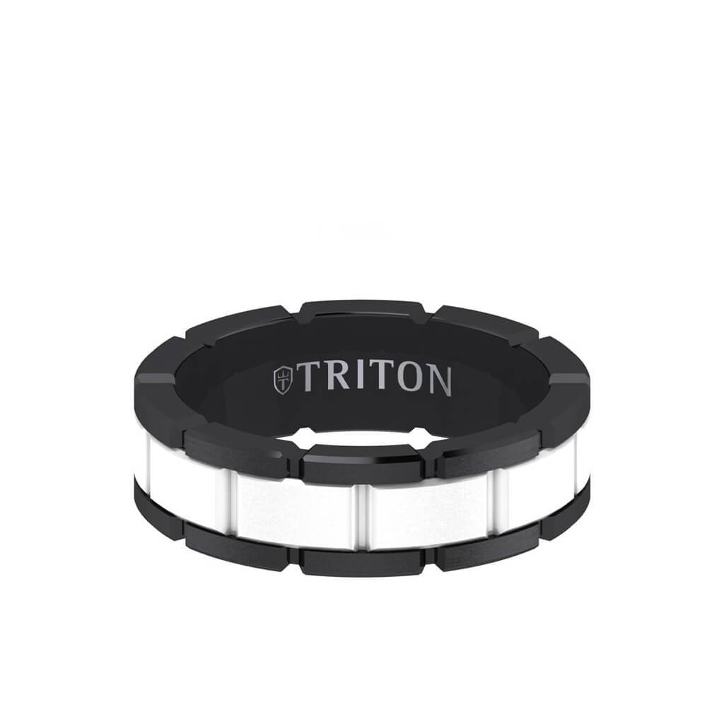 7MM Tungsten Ring - Ceramic T-Link Design Center