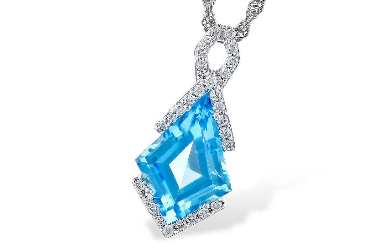 Allison Kaufman Blue Topaz Pendant