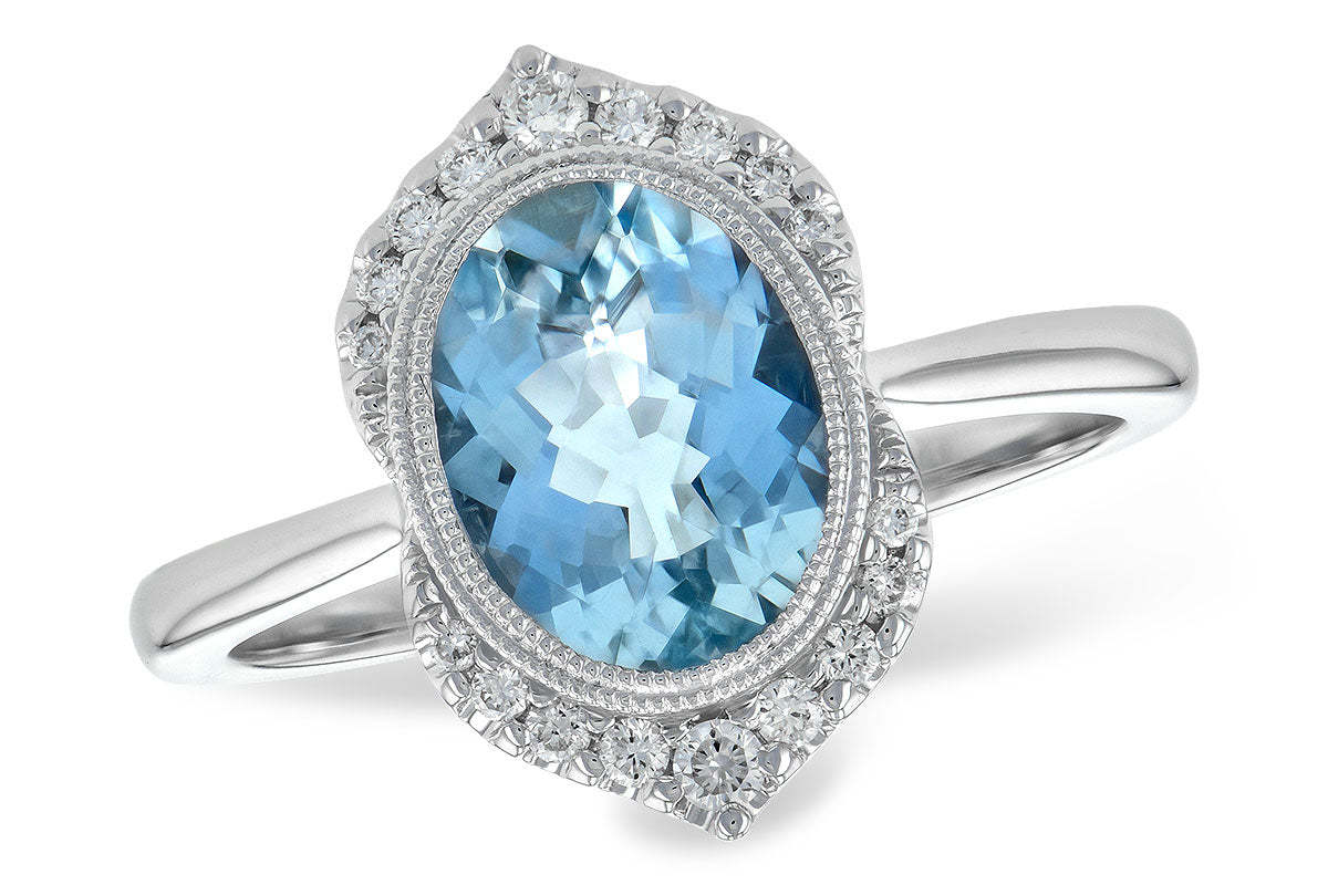 Aquamarine Fashion Ring