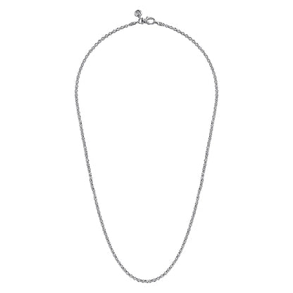 Gabriel & Co | 22" 925 Sterling Silver Men's Link Chain Necklace