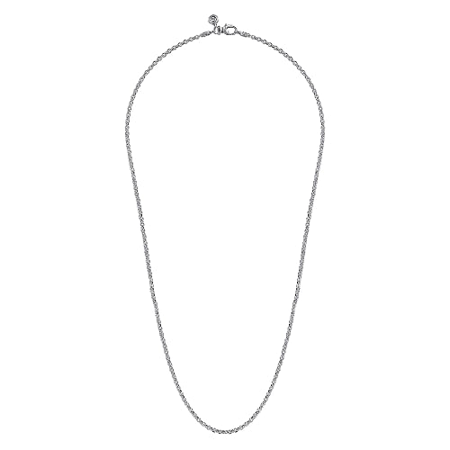 Gabriel & Co | 22" 925 Sterling Silver Men's Link Chain Necklace