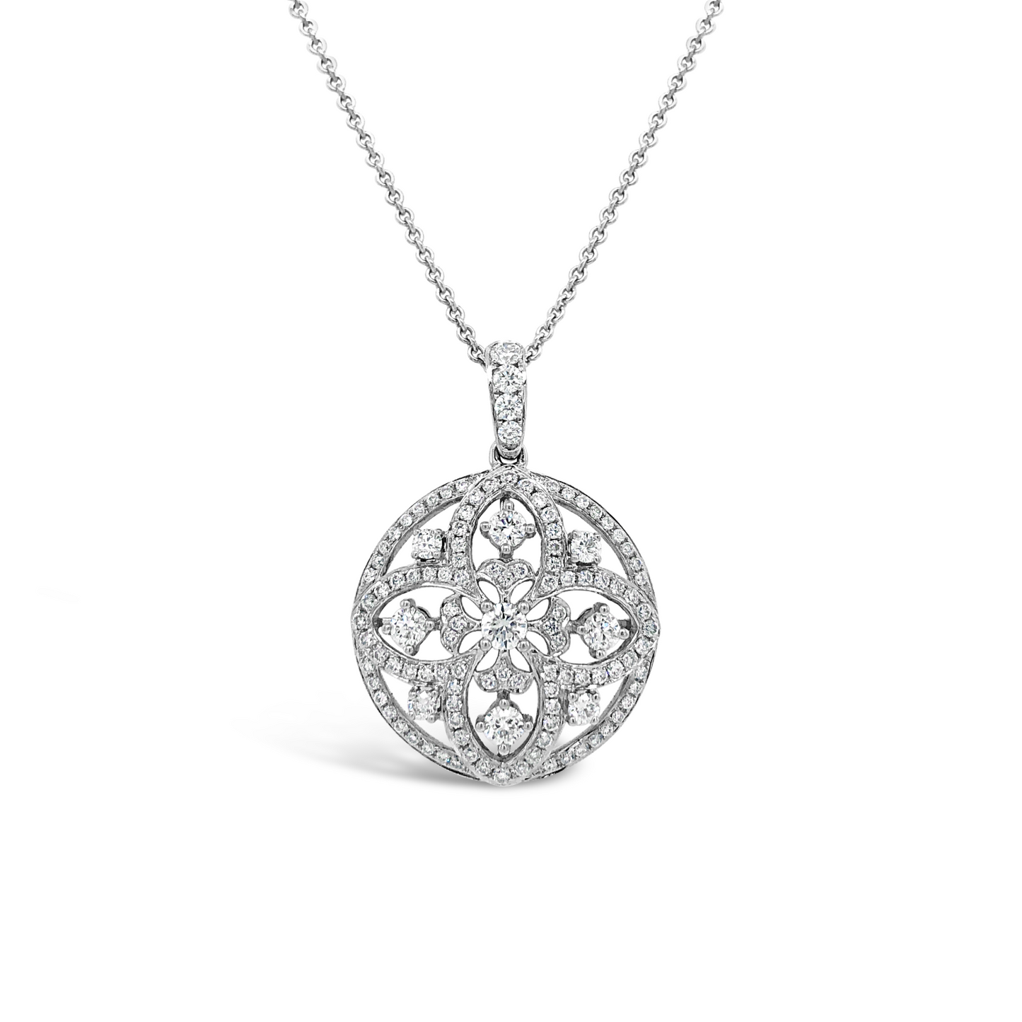 Diamond Pave Amulet Pendant