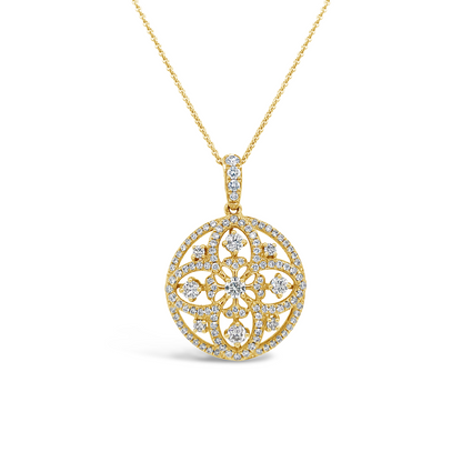 Diamond Pave Amulet Pendant