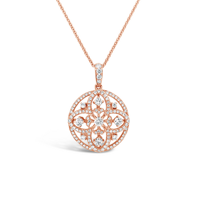 Diamond Pave Amulet Pendant