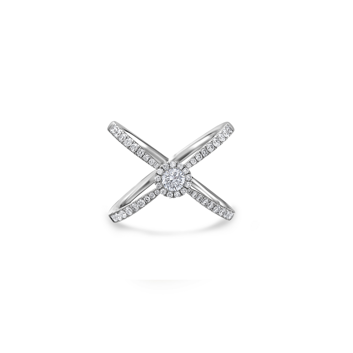 Diamond X Center Ring