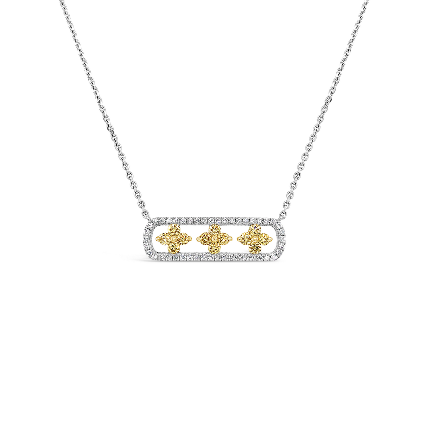 Diamond Air Flower Bar Pendant