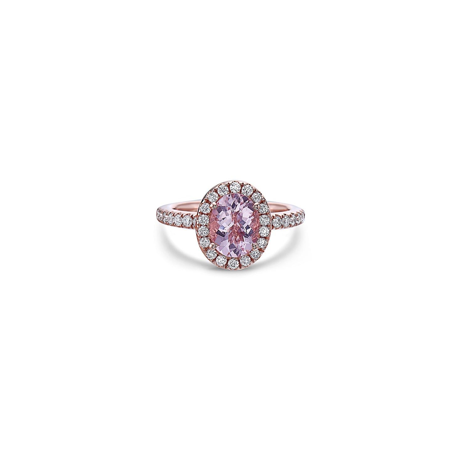 Pastel Diamond Petit Oval Ring