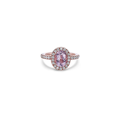 Pastel Diamond Petit Oval Ring