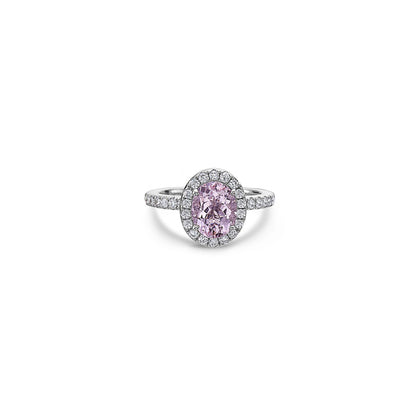 Pastel Diamond Petit Oval Ring