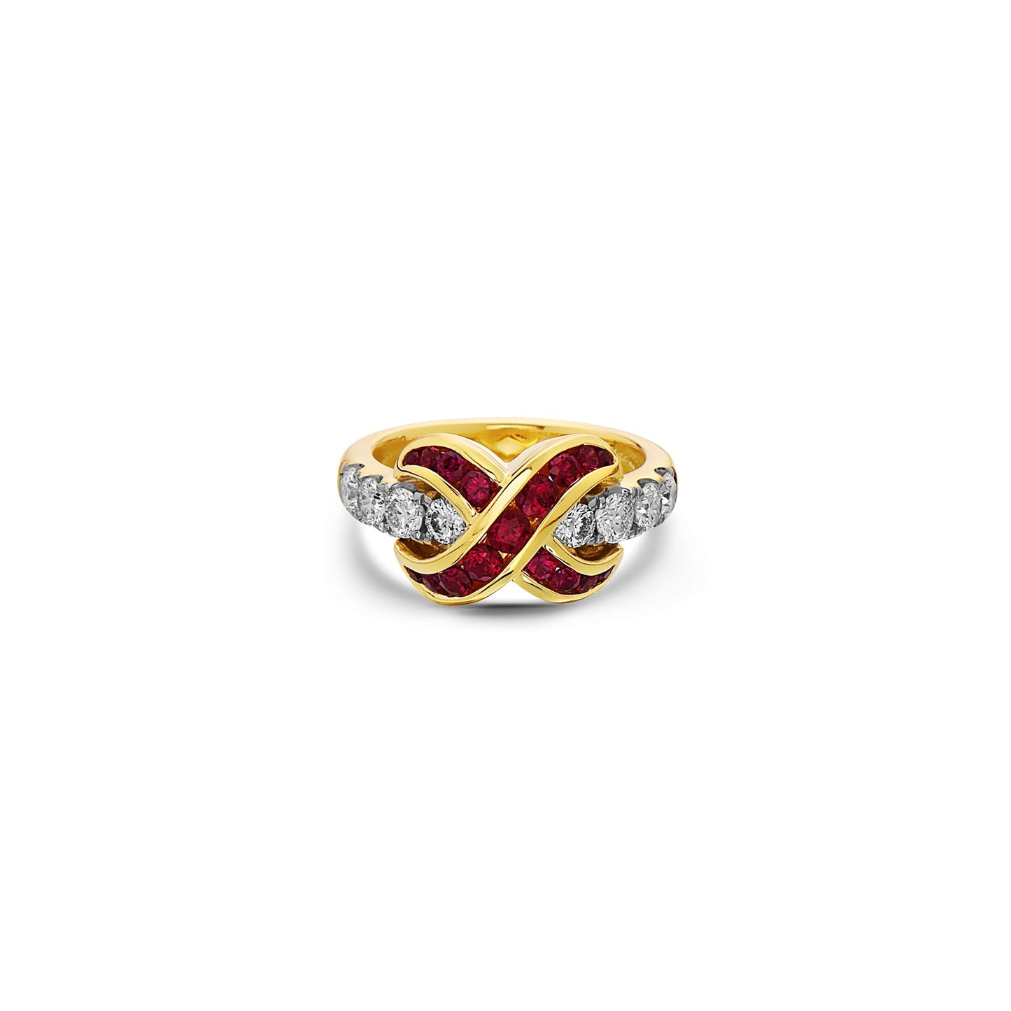 Krypell Collection Diamond Crossover Ring