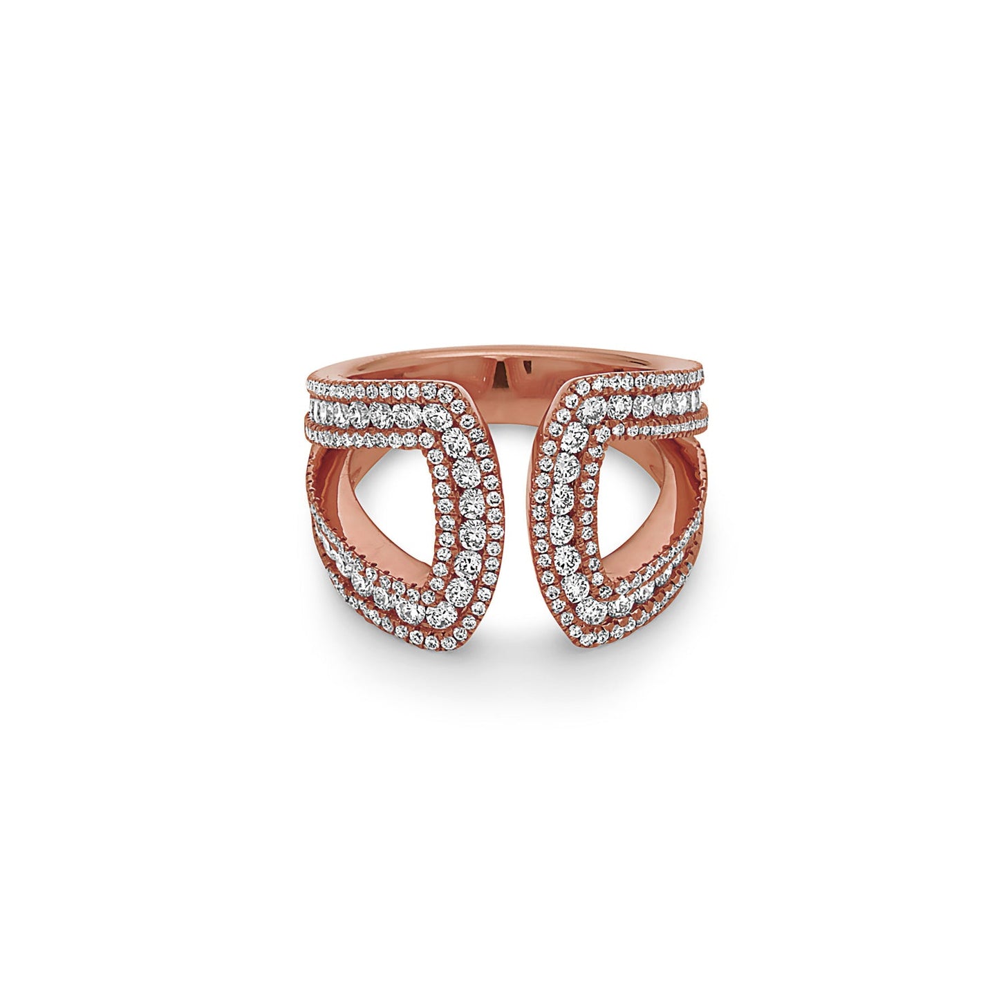 Gold Collection Diamond U Ring