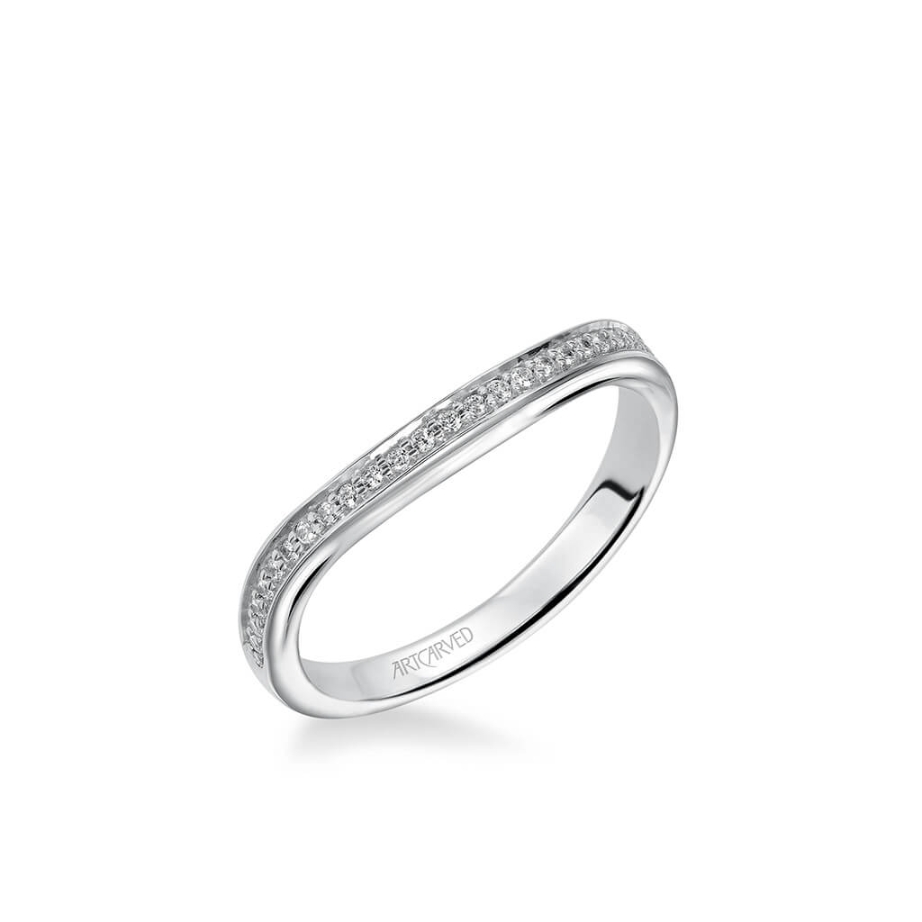 Peyton Vintage Diamond Wedding Band