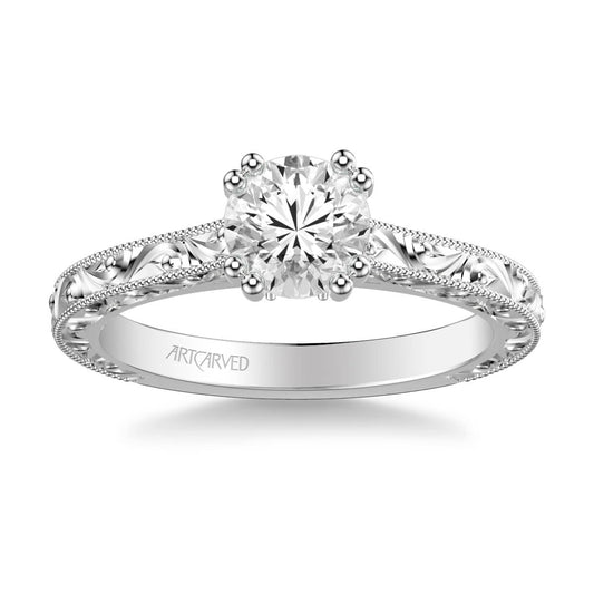 Bernadette Vintage Solitaire Engagement Ring