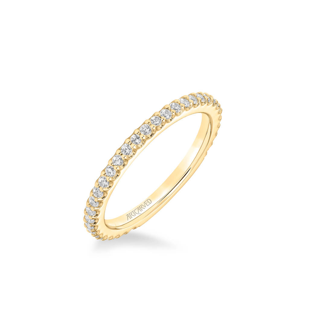 Clio Classic Diamond Wedding Band