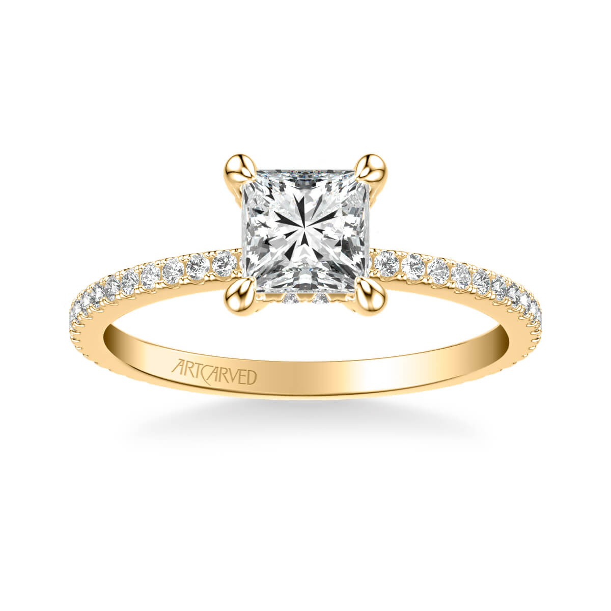 Chelsea Classic Side Stone Diamond Engagement Ring