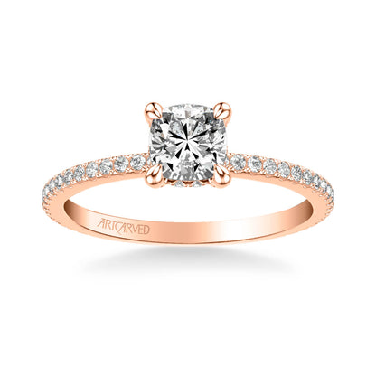 Chelsea Classic Side Stone Diamond Engagement Ring