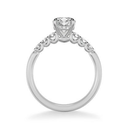 Erica Classic Side Stone Diamond Engagement Ring