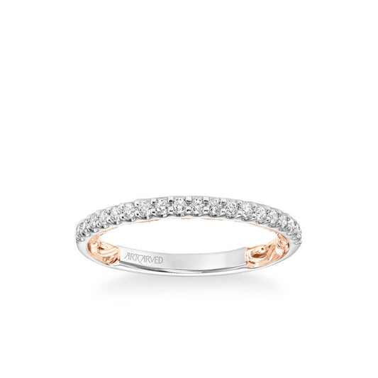 Sonya Lyric Collection Classic Diamond Wedding Band