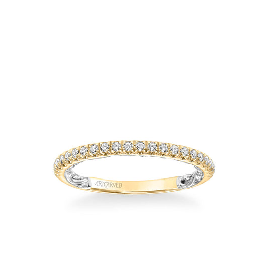 Renee Lyric Collection Classic Diamond Wedding Band