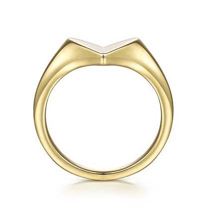 Gabriel & Co | 14K Yellow Gold Heart Ring