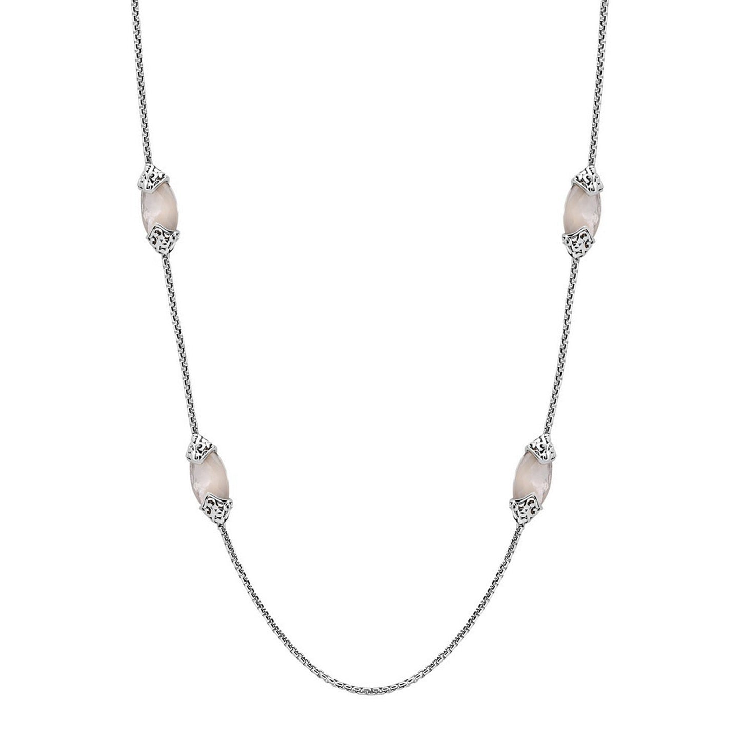 Silver Skye Tension Wrap Necklace