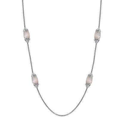 Silver Skye Tension Wrap Necklace