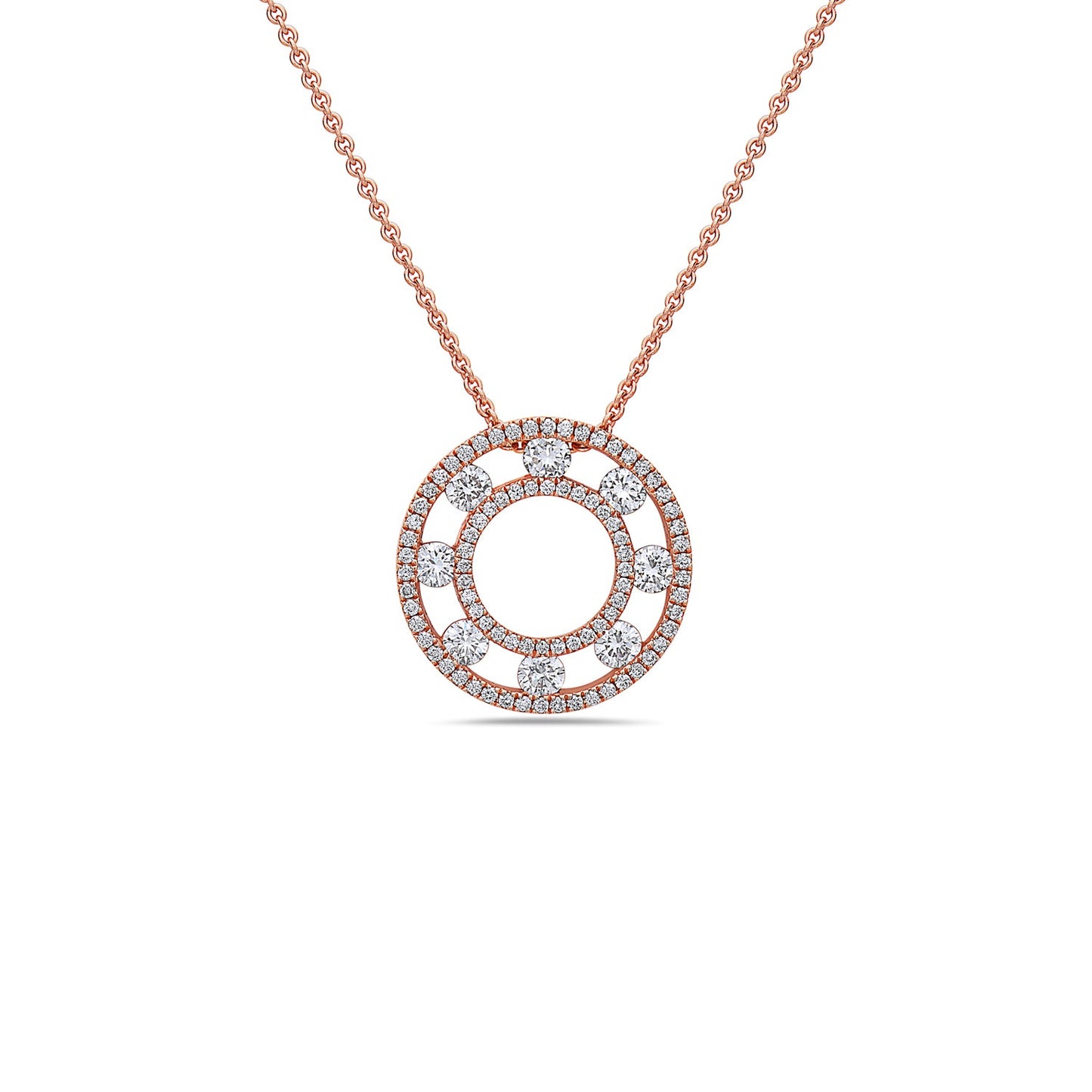 Diamond Air Circle Pendant