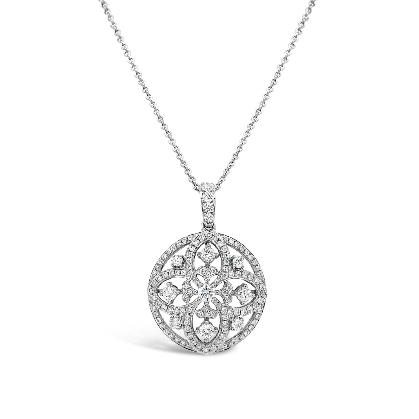 Diamond Pave Amulet Pendant