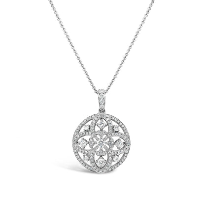 Diamond Pave Amulet Pendant