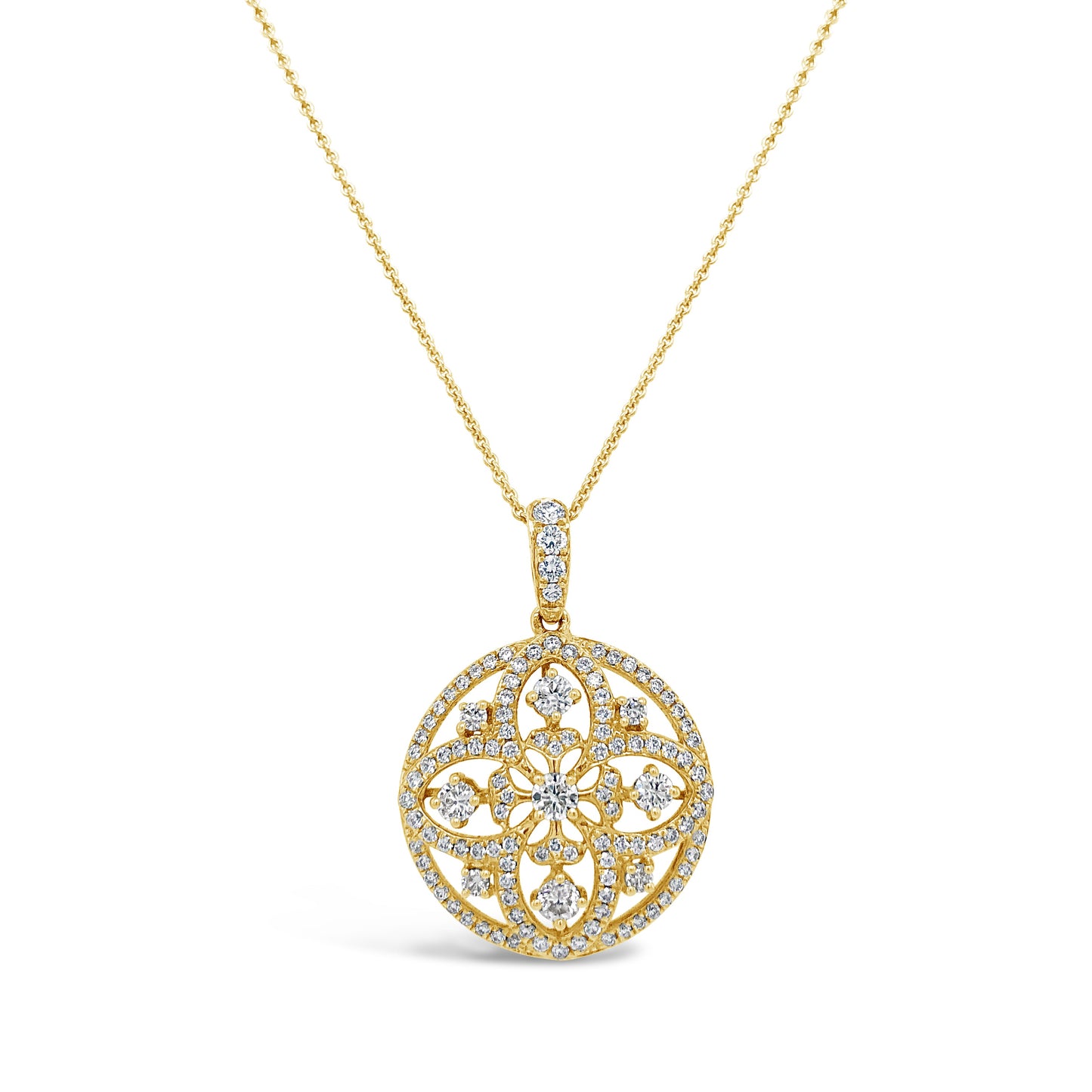 Diamond Pave Amulet Pendant