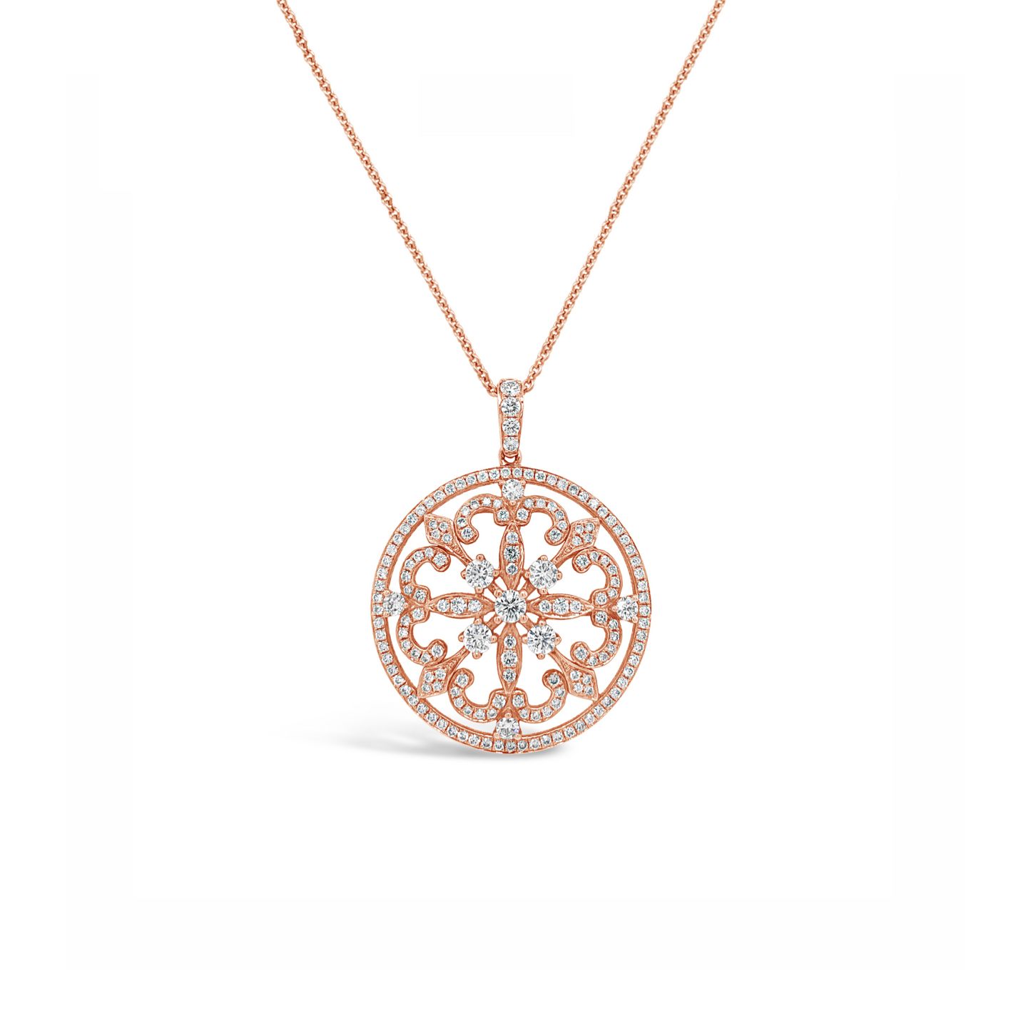 Diamond Pave Classic Amulet Pendant