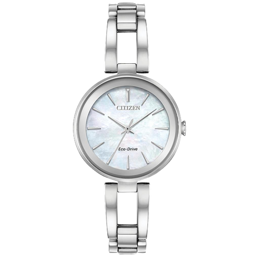 Citizen Ladies Axiom Eco Drive Mother of Pearl Watch EM0630-51D