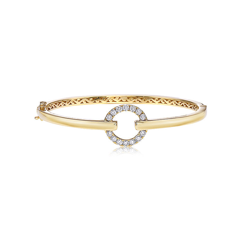 Diamond Circle Stacking Bracelet