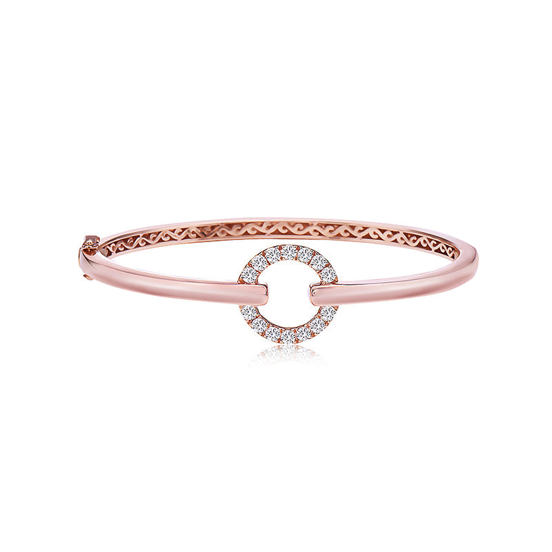 Diamond Circle Stacking Bracelet