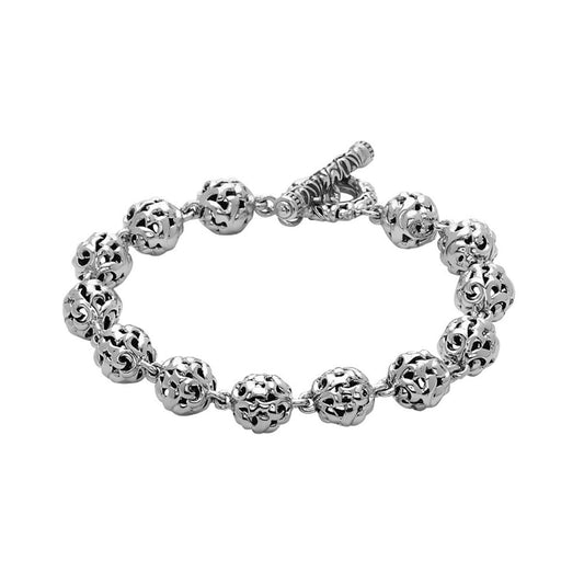 Silver Ivy Bead Petite Bracelet