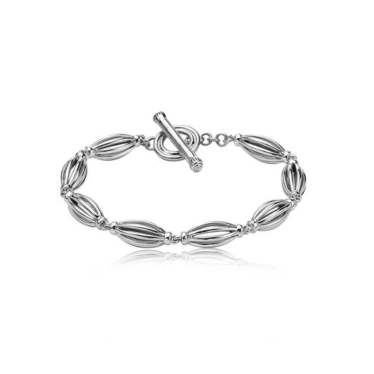 Silver Birdcage Bracelet