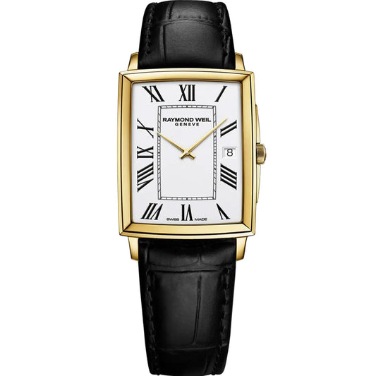 Raymond Weil - Toccata Men's Classic Rectangular Gold Roman Numerals - 5425-PC-00300