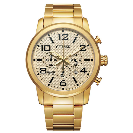 Citizen Gents Gold Tone Quartz Watch AN8052-55P