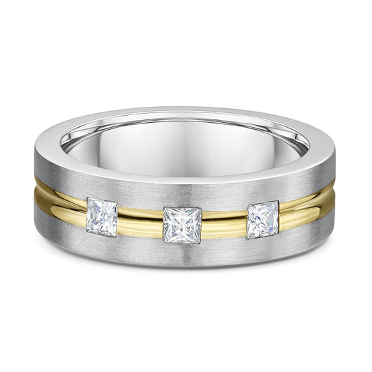 Princess Cut Diamond Band