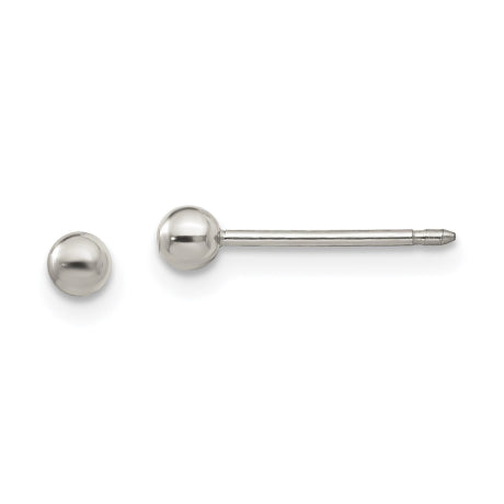 Inverness Titanium 3mm Ball Post Earrings