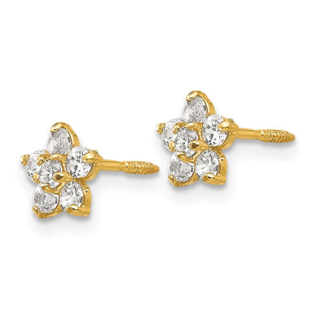 14k Madi K Marquise CZ Star Earrings