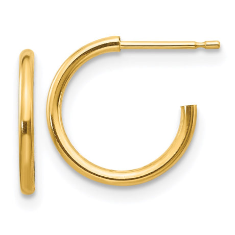 14k Madi K Hoop Earrings