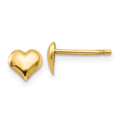 14k Heart Earrings