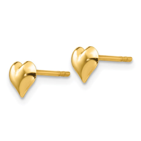 14k Heart Earrings