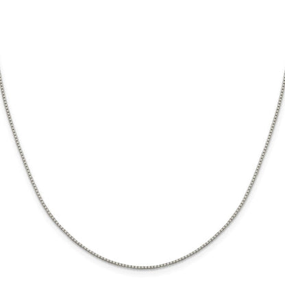 Sterling Silver 1.15mm 8 Sided Diamond-cut Box Chain