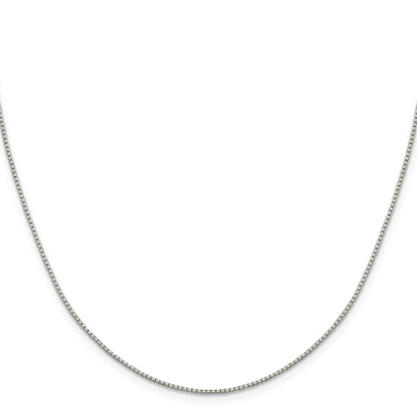 Sterling Silver 1.15mm 8 Sided Diamond-cut Box Chain