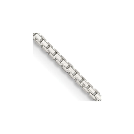 Sterling Silver 1.35mm 8 Sided Diamond-cut Box Chain